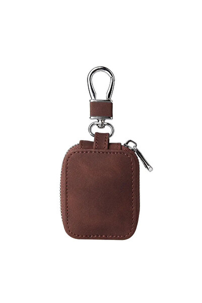 Choice Dark brown Universal Leather Case for Airpods 1/2/3/Pro Dustproof Wate...