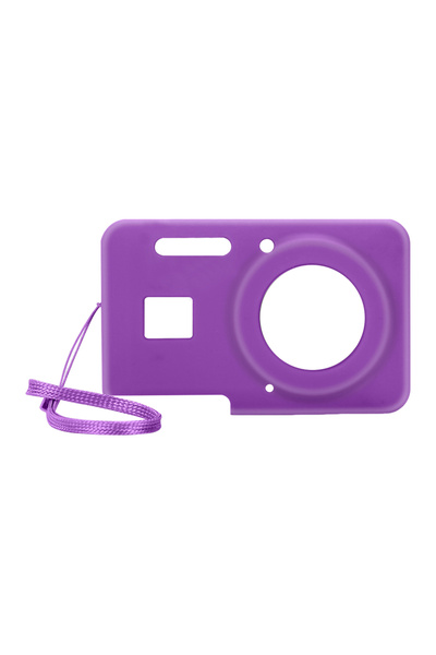APWIKOGER Purple For kodak PIXPRO FZ55 Digital Camera Cover with Lanyard Slim...