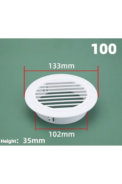 Choice3 100 Air Vent Extract Valve Grille Air Conditioning Hole Cover Dust Pl...