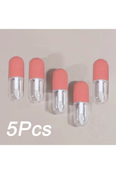 Choice1 5Pcs 3/5Pcs Mini Empty Lip Gloss Tube Plastic Refillable Bottles Liqu...