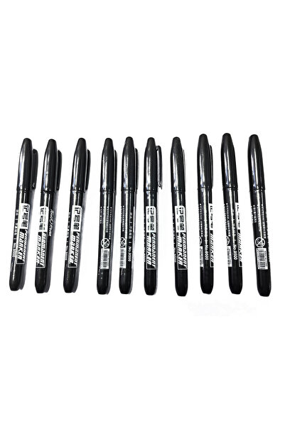 Choice 10 Black 6 PCS Permanent Marker Pen Manga Drawing Markers Black Blue R...