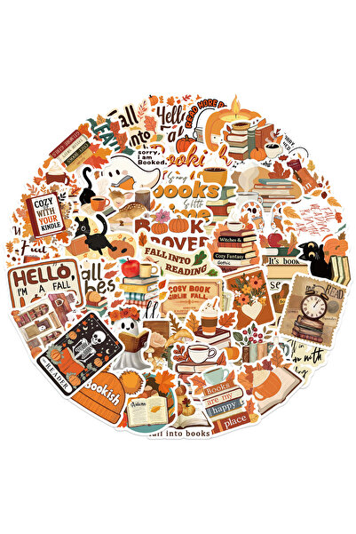 Choice4 50PCS-290 50/100PCS Cartoon Autumn Season Bookworm Graffiti Stickers ...