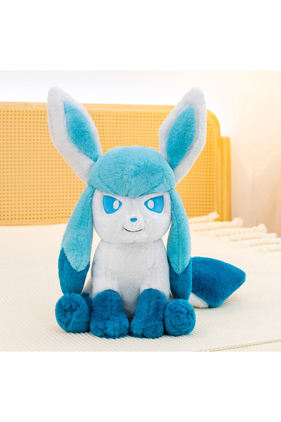 Choice1 Bandai 40cm A Pokemon Sylveon Glaceon Plush Toy 40cm Kawaii Eevee Evo...