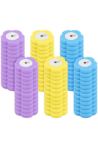 Choice 72Pcs Header 3Colors 18/36 Pcs Toilet Brush Disposable Replacement Hea...