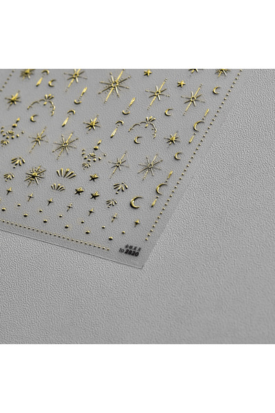 Choice16 1pcs Ice Transparent Small Star Nail Art Stickers Aurora Holographic...