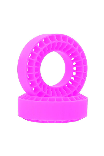 Choice1 Purple 2pcs 1/18 1/24 Waterproof 1.0'' Silicone Tire Inserts For Oute...