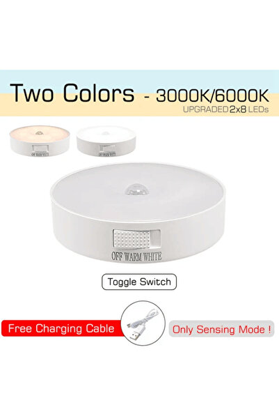 Choice Two Color in One Motion Sensor Light Bedroom Night Light Room Decor US...