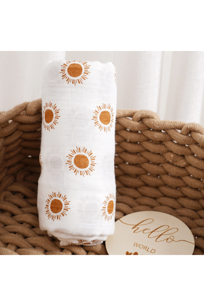 Choice21 120X110cm BC30 Elinfant 120x110cm Bamboo Cotton Baby Muslin Swaddle ...