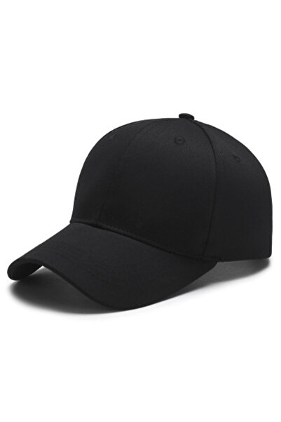 Choice1 56cm-62cm Black Unisex 100% Cotton Cap High Quality Solid Simple Colo...