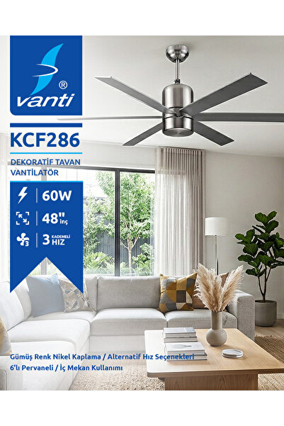 Vanti KCF286 AVİZELİ VANTİLATÖR 60W
