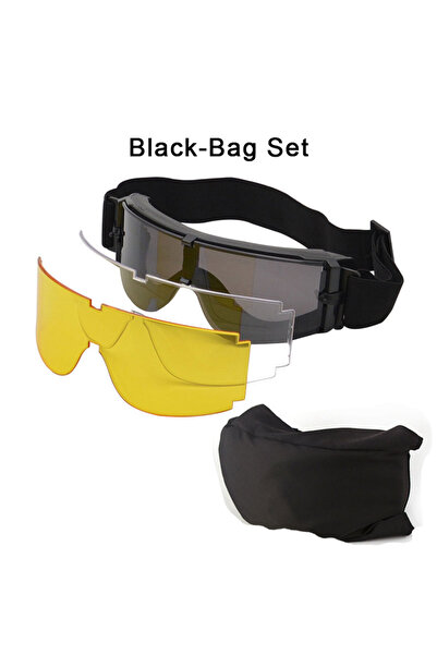 Choice BLACK BAG SET JSJM 2025 Tactical Goggles - Windproof UV400 Protective ...