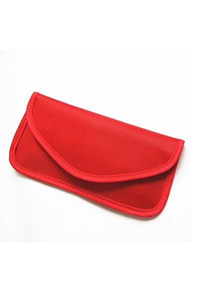 Choice Red Car Key Pouch Accessories Faraday Signal Blocking Bag Protec Cell ...