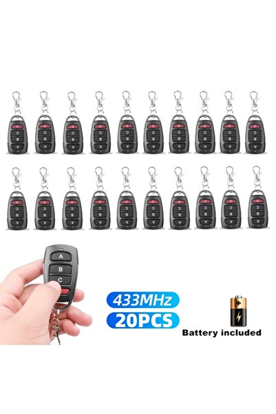 Choice5 20PCS ABCD Key 5-50PCS 433MHz Copy Remote Control Electric Garage Doo...