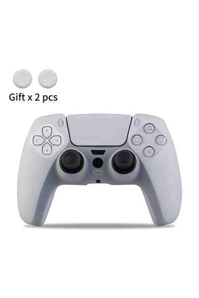 Choice anti-slip-TPwhite Silicone Protective Cover sleeve For PS5 Controller ...
