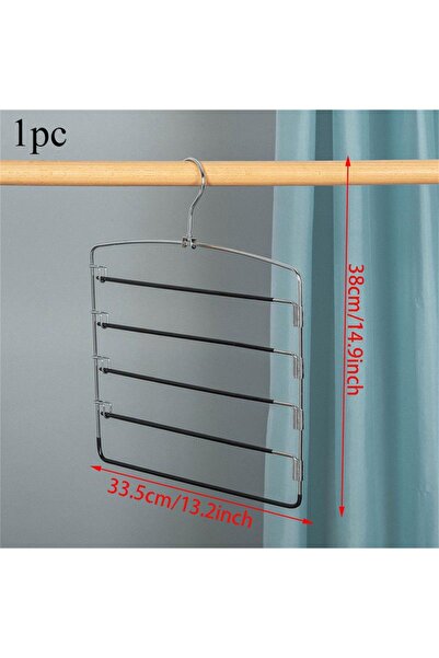 Choice 33.5X38cm 1PC Multi-Layer Stainless Steels Movable Hangers Shelves Org...