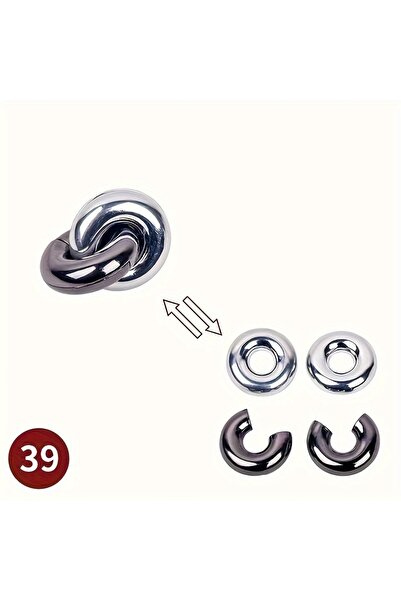 Choice6 39 A Classic Intellectual Metal Puzzle Toy, a Difficult Educational G...