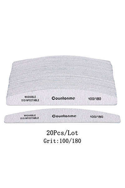 Choice3 20Pcs 100-180Grit 10Pcs/20Pcs Professional Wooden Nail Files 180/240 ...