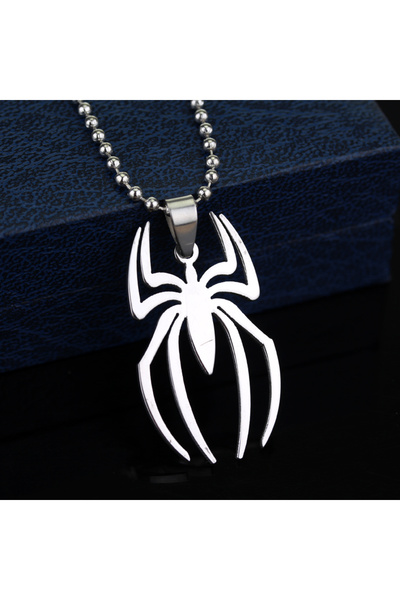 Choice N164-chain Spider Punk Pendants Chain Mens Necklaces Silver Color Neck...