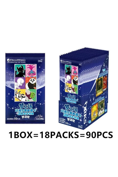 Choice مجموعة بطاقات الرسوم المتحركة A-1BOX KAYOU من DreamWorks Studios: Kung...