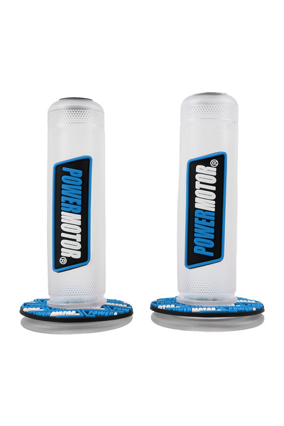 Choice11 blue B Motorcycle Motorbike 24 22mm Handle Grips Universal Handlebar...