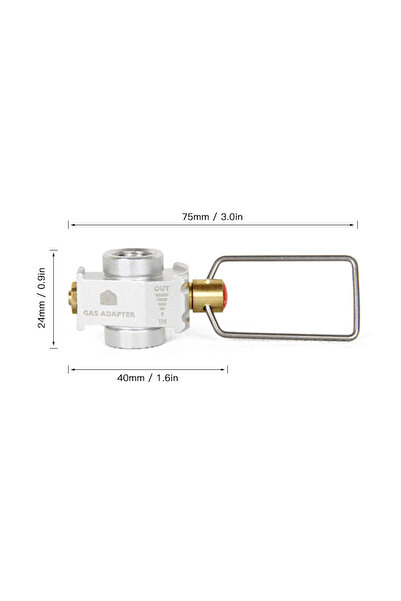 Choice Set 1 Gas Saver Plus Gas Burner Adapter Convertor Shifter Refill Flat ...