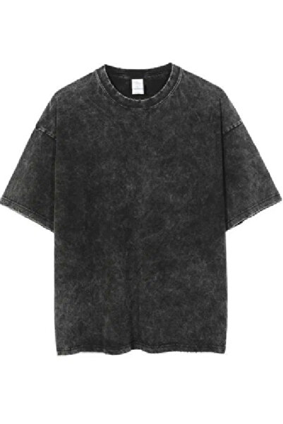 Choice XXXL black 2026 Washed Vintage T-Shirts Street Hip Hop Retro Punk T Sh...