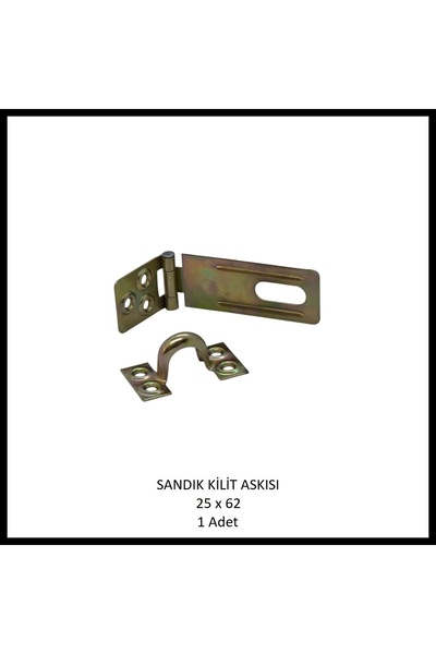 Adilon Sandık Kilit Askısı 25x62 mm (1 ADET)
