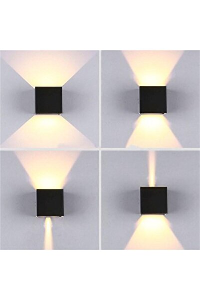 Choice 6W Warm White 3000K Black Body 6W 12W LED Wall Light Outdoor Waterproo...
