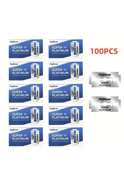 Choice1 y376-5-100pcs Professional Barber Tool Double Edge Safety with Classi...