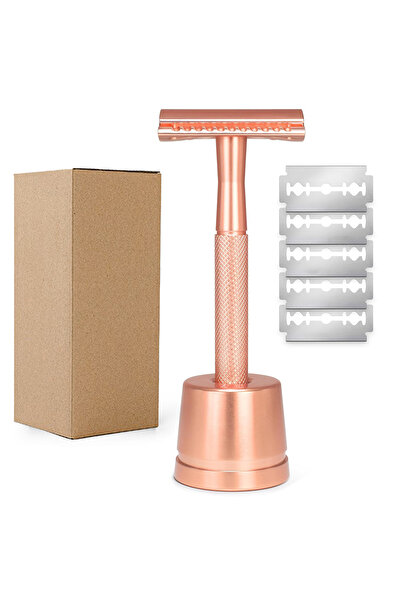 Choice3 gold 5blade Stainless Steel Double Edge Safety Shaving Razor Men Meta...