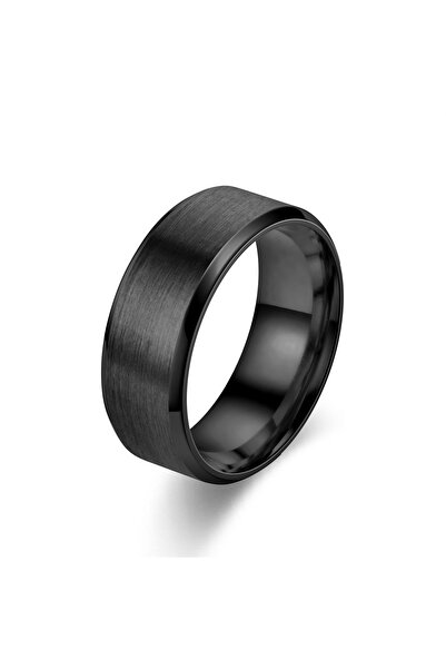 Choice 6 black 6 Colors Classic 8mm Tungsten Mens Ring Surface Brushed Stainl...
