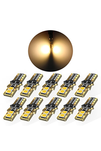 Choice1 Warm white BMTXMS 10Pcs Mini W5W T10 194 LED Bulbs 6500K Warm White F...