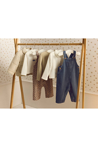 MANGO Baby Cepli denim tulum