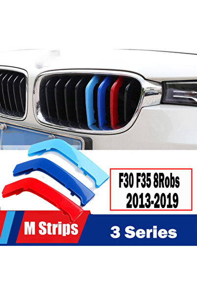 Choice شرائط تزيين شبك أمامي بقوة 3er 13-19 8rod M لسيارة BMW X1 X2 X3 X4 X5 ...