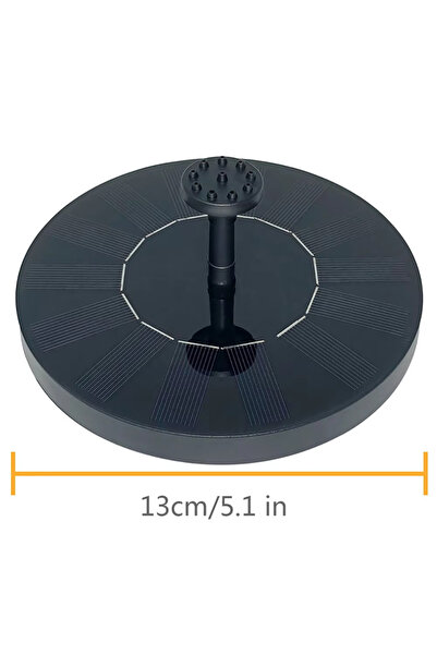 choice2 13cm Mini Solar Water Fountain Pool Pond Waterfall Fountain Garden De...