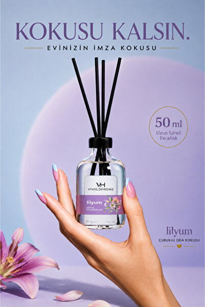 Vivaldi Home Lilyum Çiçeği Çubuklu Oda Kokusu 50 ml