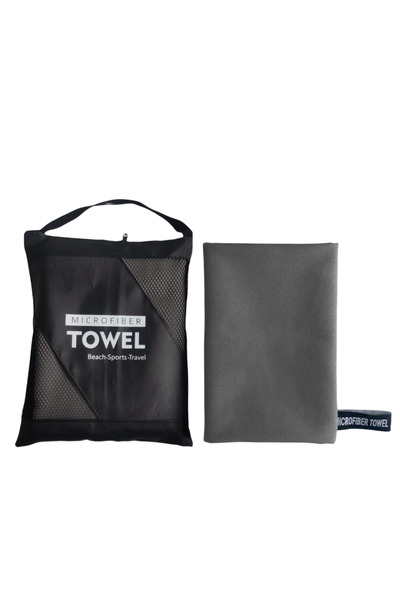 Choice9 80x180CM Dark Grey Beach Towel Oversized,Thick Sand Free Microfiber Q...
