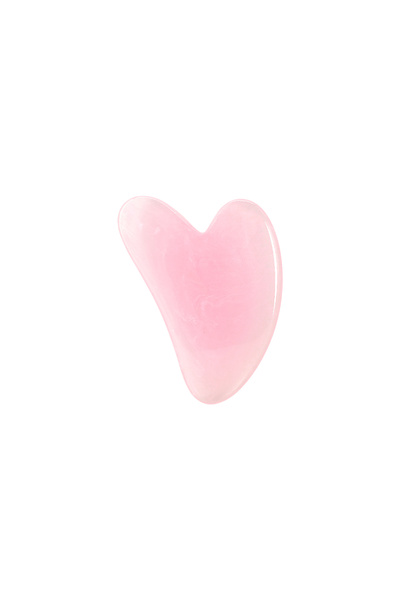 choice2 GS02-pink-02 Natural Rose Quartz Gua Sha Tool Facial Massage Scraper ...