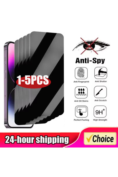 Choice95 Anti Peeping 1PC For iPhone 13Pro Max 1-5PCS Anti-spy Glass for IPho...