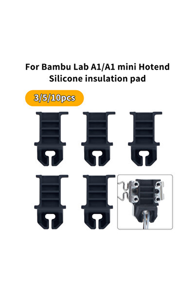 choice2 10pcs for Bambu Lab A1/A1 Mini Hotend Silicone Insulation Pad Hot End...