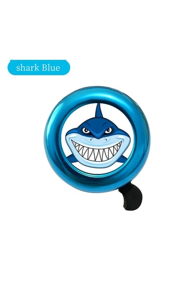 Choice blue shark Cartoon Children's Bicycle Bell High Sound Creative Bike Ba...