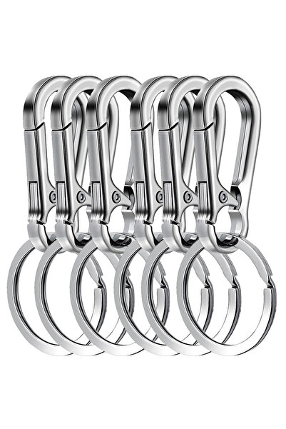 Choice 15PCS Silver 6/15/30 Piece Set Durable Metal Mountaineering Buckle Key...