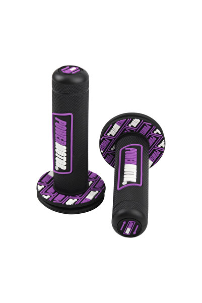 Choice5 purple Motorcycle Motorbike 24 22mm Handle Grips Universal Handlebar ...