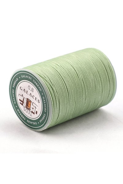 Choice28 0.8mm S031 B-YL080 GALACES 0.8mm 90m Braided Flat Waxed Thread Waxed...