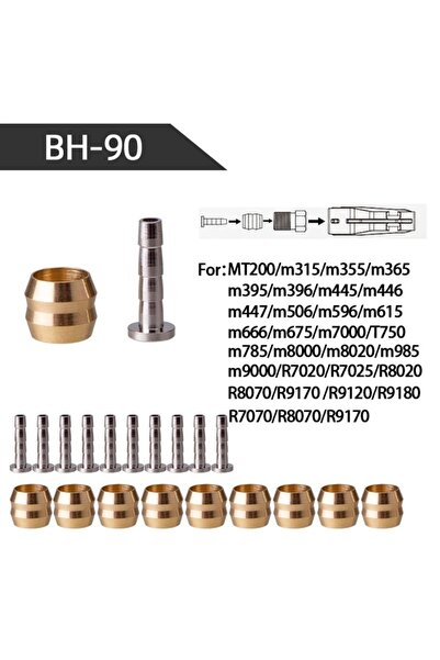 ZTTO 10 Pc BH90 Bike BH59 BH90 Hydraulic Hose Cutters Needle Insert Tool Driv...