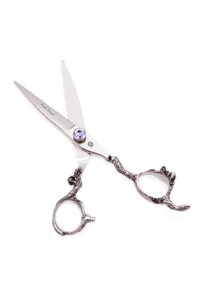 Choice1 Z9006-C-6N Hair Scissors 6" Japan 440C Purple Dragon Professional Sha...