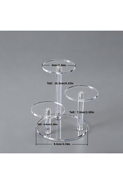 Choice 3 Heads Multiple Styles Acrylic Display Stand, Used For Placing Jewelr...