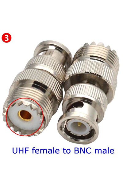 Choice8 Type3-1pcs PL259 SO239 SL16 UHF To BNC Q9 Male Plug&Female Jack RF Co...