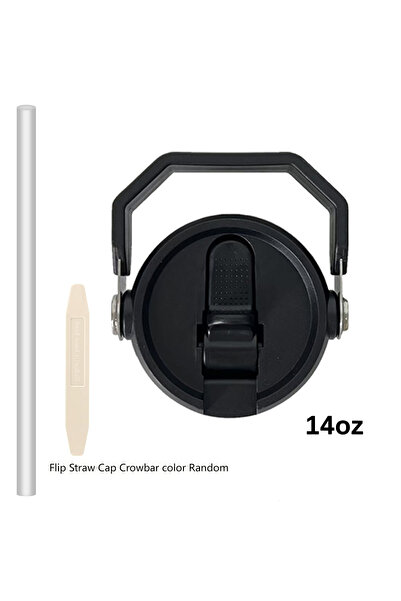 choice2 14oz-Black 14oz/30oz/40oz For Cup Tumbler Lid with Handle, Flip Straw...