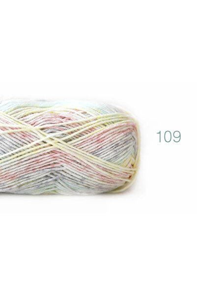 Choice 109 Milk Cotton Segment Dyed Yarn Colorful Hand Knitting Crochet Rainb...